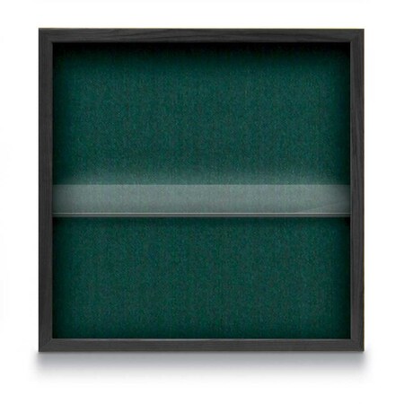 United Visual Products Outdoor Enclosed Combo Board, 48"x36", Bronze Frame/Black Porc & Apricot UVCB4836ODBZ-BLKPORC-APRICOT